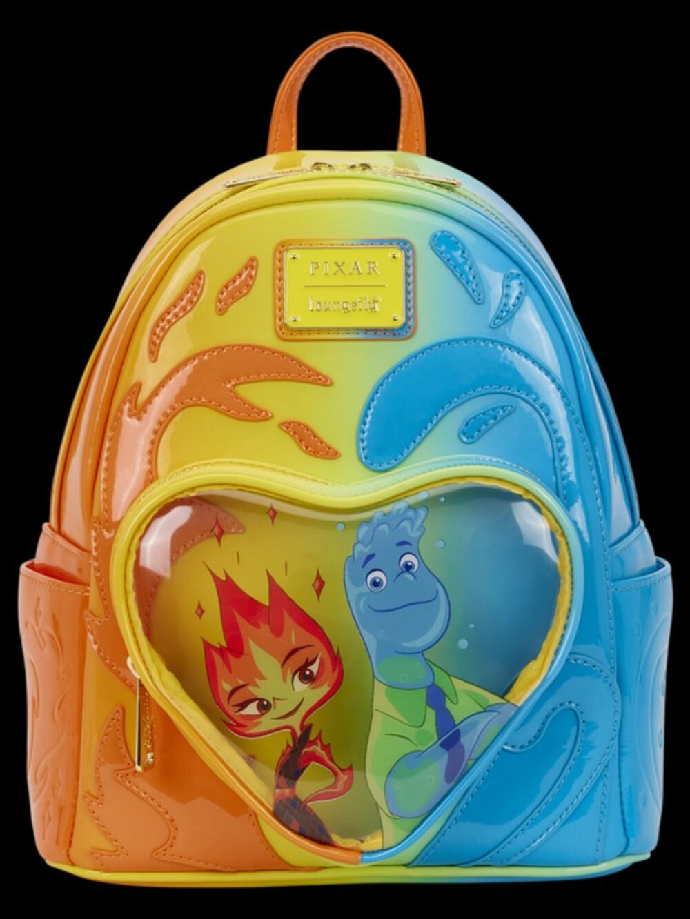 Loungefly Pixar Elemental Mini Backpack Wade & Ember Ombre Bag New With Tag